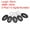 Black, variant on Unique Bargains Metal Number Tags Key Tag with Ring, 1-5 Numbered Oval 50x30mm/2x1.2inch Green for Coding, Decoration,5pcs