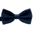 thumbnail image 2 of D-GROEE Bow Tie House Mens Bowties Pre-tied Shape Clip on Bowtie Solid Color Men Formal Wear for Party Banquet Prom, 2 of 8