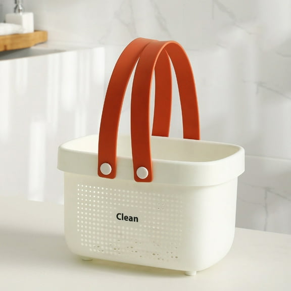 Portable Bath Shower Storage Caddy Basket Multifunctional Organizer for Bathroom Supplies Ideal for Homes and Family Use