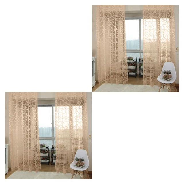 Bewildely Home Hotel Window Curtain Replacement Bedroom Privacy Decoration Breathable Drape Accessory Protection Full Furniture Type9 NO9 Bewildely CBP588046