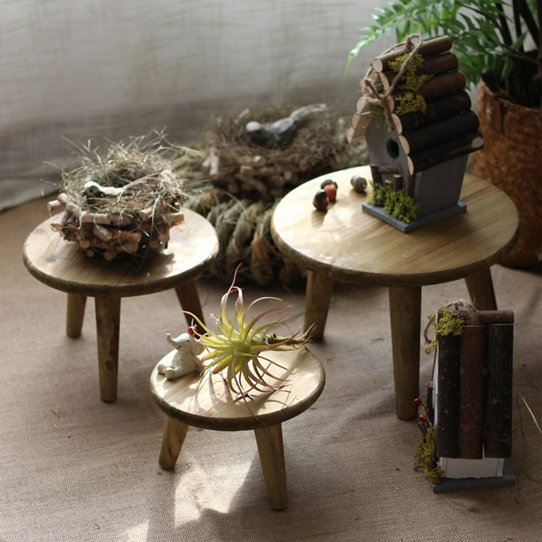 GadgetVLot Garden Decorations Small Stool Storage Knickknacks