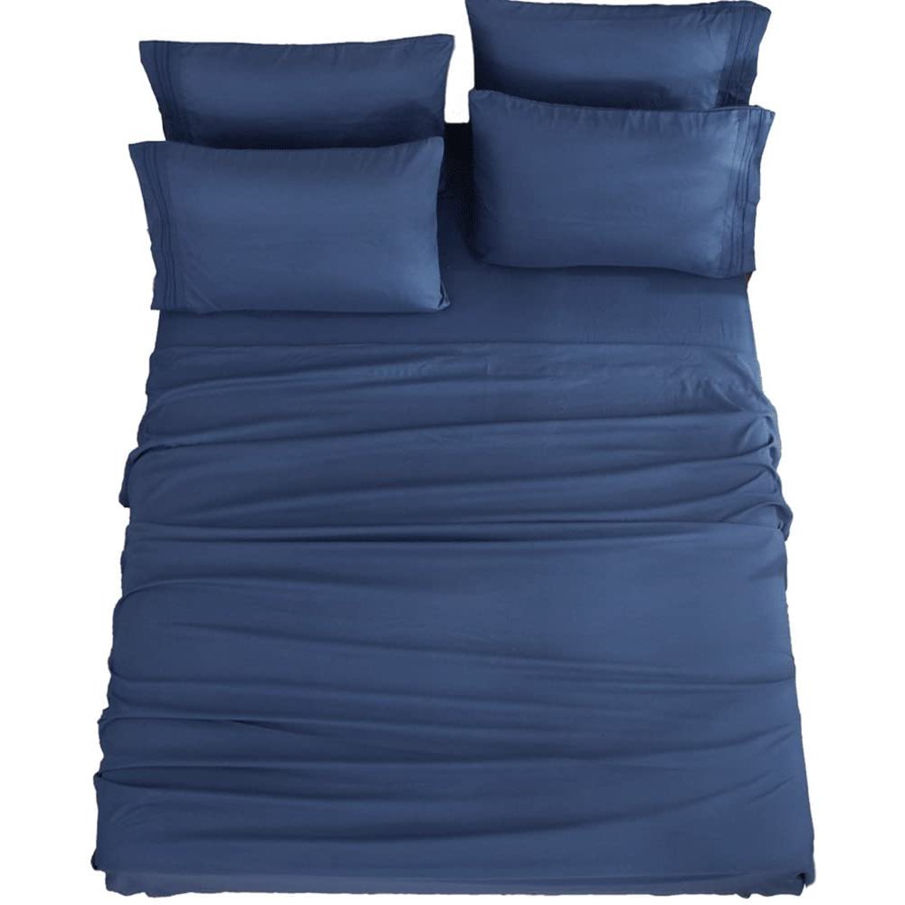 SONORO KATE Bed Sheets Set Sheets Microfiber Super Soft 1800 Thread