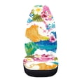 thumbnail image 3 of Uourmeti Floral Tropical Pattern Car Seat Cover 1 Pieces Set, Seat Covers for Cars Polyester Firmly Stitched Easy Clean for Vehicle Regular Car Seats Sedan, 3 of 6