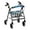 Christmas Fairy Tale Theme, variant on HELLHERO Christmas Fairy Tale Theme Rollator Walker Seat Covers and Back Rest Covers for Senior Breathable Soft Protection Covers