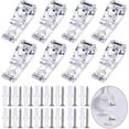 thumbnail image 1 of ziyahi 【 8pcs 】 5CM double hole positioning hook, curtain pull rope, bead fixing hook, shutter roller rope winder, 1 of 2