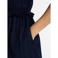 thumbnail image 4 of Time and Tru Women's Pipped Midi Dress, Sizes XS - XXXL, 4 of 5