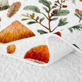 thumbnail image 5 of Homewish Botanical Mushrooms Bed Spread Queen,Wild Fungus Plant Queen Coverlet Set,White Red,Reversible,3-Piece, 5 of 7