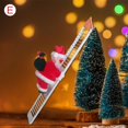 thumbnail image 4 of Cuerda de escalada eléctrica Papá Noel Fiesta de Año Nuevo Puerta Juguetes de Papá Noel Muñeca de juguete Tal como se describe, 4 of 8