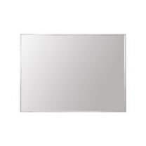 Elegant Decor Aluminum Frame Rectangle Mirror 27x36 In Silver