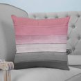 thumbnail image 4 of Pillow Covers 24x24 Set of 2, Pink Gray Throw Pillow Covers Decorative Couch Cushion Cover, Vintage Country Gradient Wooden Plank Line Microfiber Soft Square Pillowcases for Bedroom Living Room Sofa, 4 of 7