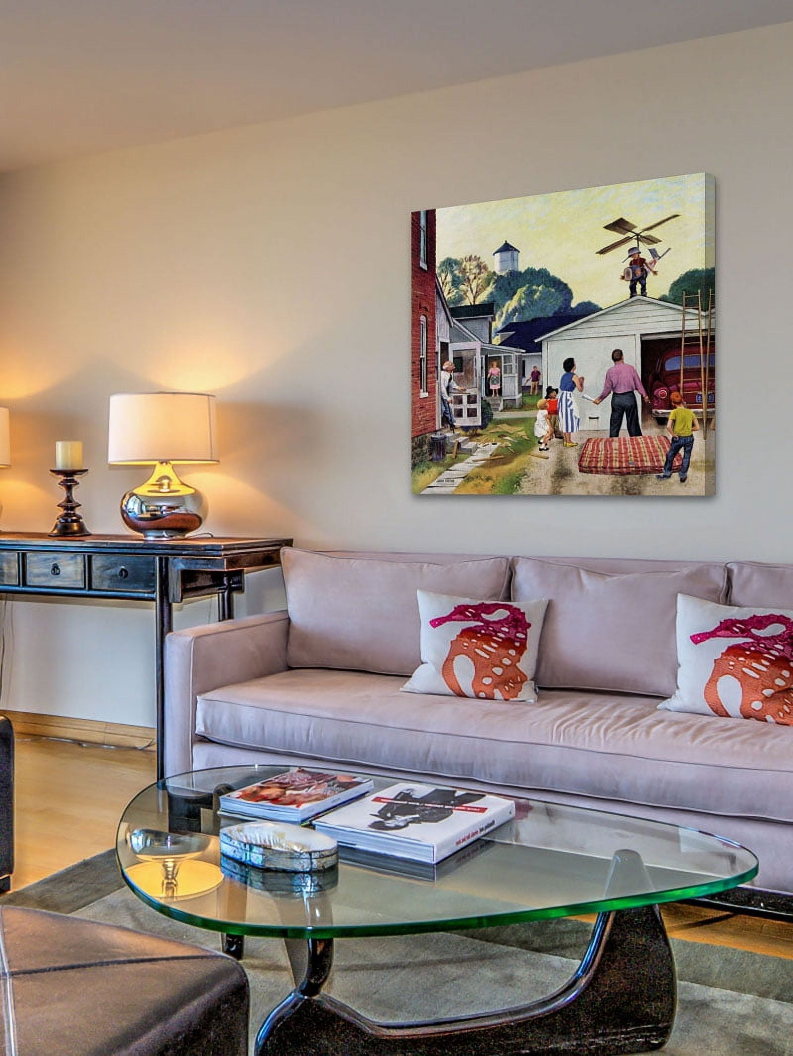 Marmont Hill "Learning to Fly" by John Falter Painting Print on Canvas