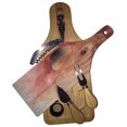 thumbnail image 1 of KuzmarK Wine & Cheese Glass Cutting Board Wood Box Gift Set - Chinese Shar-Pei Fawn Horsecoat Head Study Art by Denise Every, 1 of 2