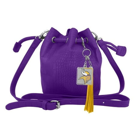 Minnesota Vikings Petite Purse - nfl minnesota vikings charming mini bucket purse