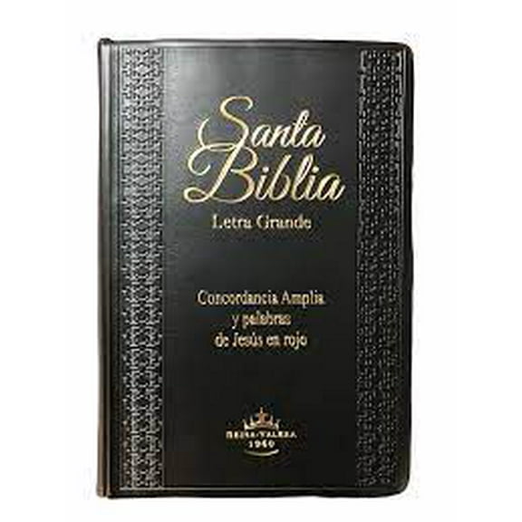 Biblia RVR 1960 Vinilo Negro con Índice