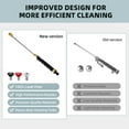 thumbnail image 5 of Garden Hose Nozzle High-Pressure Washer with 3 High-Pressure Nozzles,Flexible Wand & Quick Connectors, 3-In-1 Power Wand for Car Pet Window Washing, 5 of 7