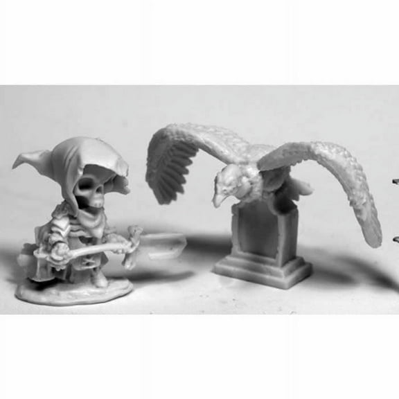 Mr Bones and Buzzy Miniature 25mm Heroic Scale Dark Heaven Bones Reaper Miniatures