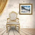 thumbnail image 3 of Zwick, Martin 18x15 Gold Ornate Wood Framed with Double Matting Museum Art Print Titled - Geisler mountain range in the dolomites of the Villnoss Valley in South Tyrol-Alto Adige after an a, 3 of 4