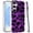Purple Leopard, variant on For Samsung s25/s24 Glitter Double Layer Design IMD TPU Case - Purple Leopard