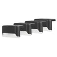 thumbnail image 2 of Luces de cubierta, luces solares para escalones de decoración exterior, plástico ABS duradero, energía solar, impermeable IP67, fácil instalación con tornillos o cinta de doble cara para terraza,, 2 of 6