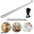 thumbnail image 5 of Spencer 16.5 inch Extra Long Handled Metal Shoe Horn Heavy Duty Shoe Helper Shoe Spoon for Seniors, 5 of 6