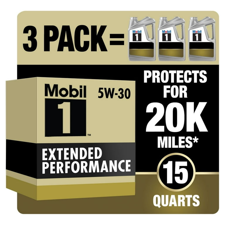Mobil 1 Extended Performance Full Synthetic Motor Oil 5W-30