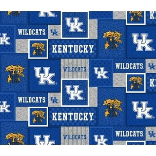  NCAA Kentucky Wildcats College Patch Fleece, Fabric by the Yard  : Sports & Outdoors