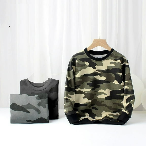 Homozy Boys Long Sleeve Raglan T Shirts Striped Long Sleeve Casual Tops Children's Spring Crewneck Tees Gray 7-8Y