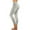 Gray high waisted yoga leggings a1, variant on Women High Waisted Slim Fit Leggings Stretch Solid Casual Active Yoga Pants Workout Long Lounge Trousers, Blue 2XL