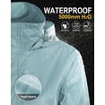 thumbnail image 4 of Chaqueta impermeable ligera y plegable con capucha para mujer 33,000ft, 4 of 6