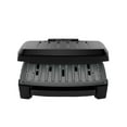 thumbnail image 3 of George Foreman® Fully Submersible™ Grill, NEW Dishwasher Safe, Wash the Entire Grill, Easy-to-Clean Nonstick, Black/Grey, 4-Serving, 3 of 9