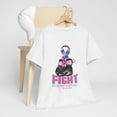 thumbnail image 3 of Breast Cancer Shirt, Boxing Gloves Pink Ribbon Awareness Tee ID-0629-CHJN, 3 of 7