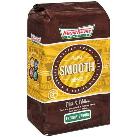 Krispy Kreme Doughnuts: Roasted Smooth Mild & Mellow Freshly Ground Coffee, 12 oz