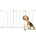 thumbnail image 1 of PawHut 30 Inch High Pet Gate, Dog Gate for Stairs, 29"-58" Width, 1 of 10
