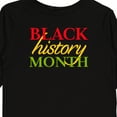 thumbnail image 4 of Inktastic Black History Month Red, Green, Yellow Boys or Girls Long Sleeve Toddler T-Shirt, 4 of 5