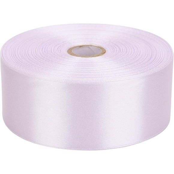 1 inch Satin Ribbon 50 Yards Solid Fabric Ribbons Roll for Wedding Invitations, Bridal Bouquets, Sewing, Party Decorations, Gift Wrapping and More
