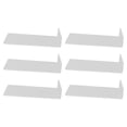 thumbnail image 1 of Floating Shoes Display Rack, Wall Levitating Rack Holder Upturning Round Edges Wide Front  for Home Shoes Store, 1 of 8