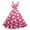 Red, variant on LWavelet 2026 Valentine's Romantic Heart Dress Women, Off-shoulder Print Wrap Flowy Sundresses Casual Trendy Light pink L