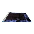 thumbnail image 2 of Ahgly Company Machine Washable Indoor Rectangle Abstract Blue Modern Area Rugs, 7' x 9', 2 of 4