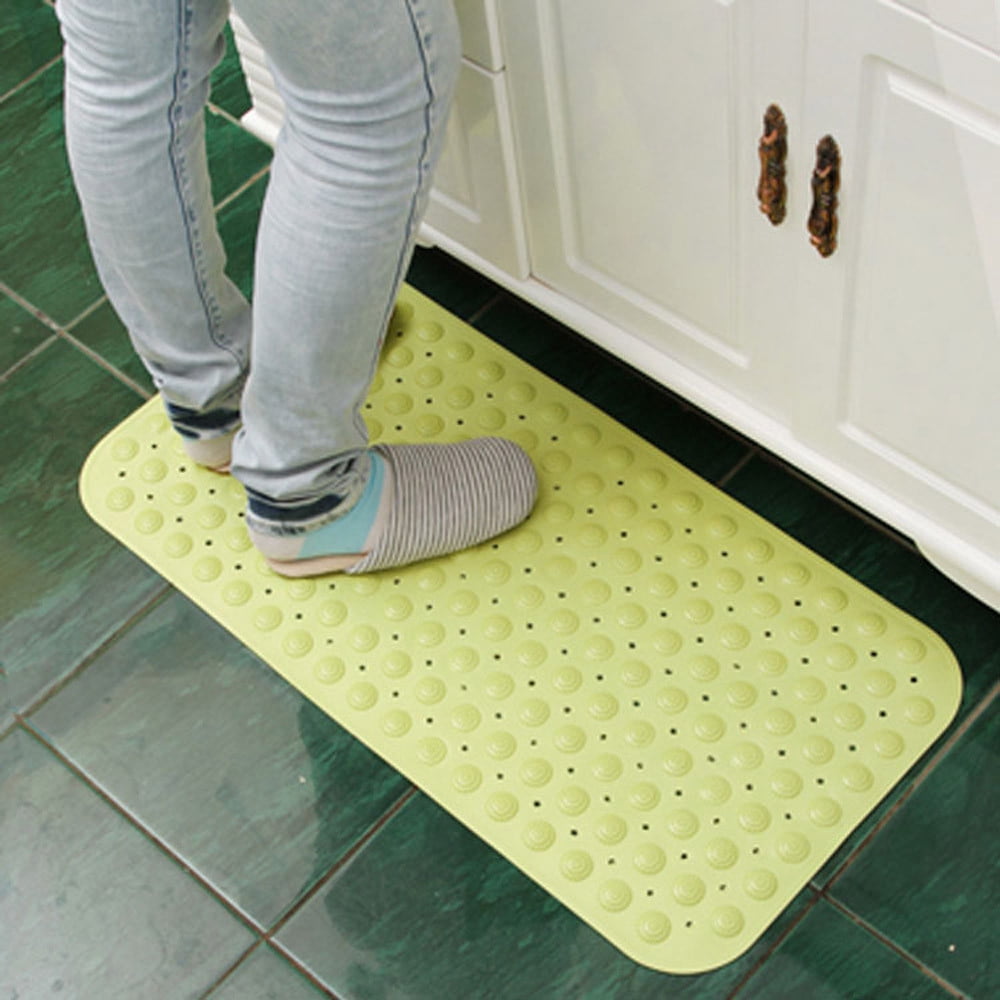 NonSlip Suction Grip Bath Mat Bathroom Kitchen Carpet Doormats Decor