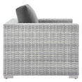 thumbnail image 5 of Modway Convene 6-Piece Outdoor Patio Set in Light Gray Charcoal, 5 of 10
