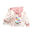 thumbnail image 4 of SGFCWSX Girls Lightweight Jacket Full Zip Kids Coat Cute Print Casual Jackets Pink Size 11 Years, 4 of 4