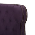 thumbnail image 5 of GDF Studio Waldo Tufted Fabric Recliner, Plum, 5 of 6