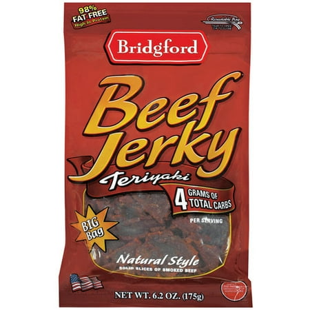Bridgford Teriyaki Beef Jerky 6.2oz