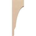 thumbnail image 3 of 3"W x 6"D x 18"H Thin Moab Rough Cedar Woodgrain TimberThane Corbel, Primed Tan, 3 of 6