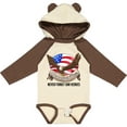 thumbnail image 3 of Inktastic Memorial Day- Never Forget Our Heroes- Bald Eagle Boys or Girls Long Sleeve Baby Bodysuit, 3 of 5