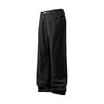 thumbnail image 5 of Yaoyar Straight Leg Casual Pants for Men, Solid Color Washed Trousers for Daily Versatile Wear, Relaxed Fit Bottoms, 5 of 7