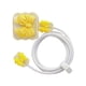 thumbnail image 2 of Funda protectora para cable de cargador USB, protector de cable DIY, cabezal del cargador, línea de datos Lazo Nudo Amarillo, 2 of 9