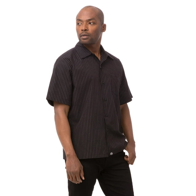 Camisa de Cocinero Unisex Chef Works Carbón Dash XL