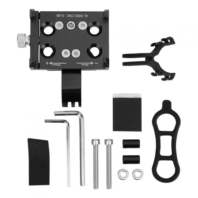 Soporte de cámara para teléfono móvil, aleación de aluminio G99, para navegación, bicicleta, motocicleta, color negro