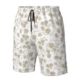 thumbnail image 4 of Fotbe Vintage Stylized White Color Trajes de Baño Estampados para Hombre, Shorts de Verano de Secado Rápido, Ropa de Playa, Bañadores-Large, 4 of 6